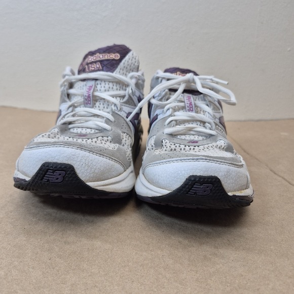 New Balance 1540 Made in USA Women's 10 Running Shoes - White & Purple - Picture 11 of 13